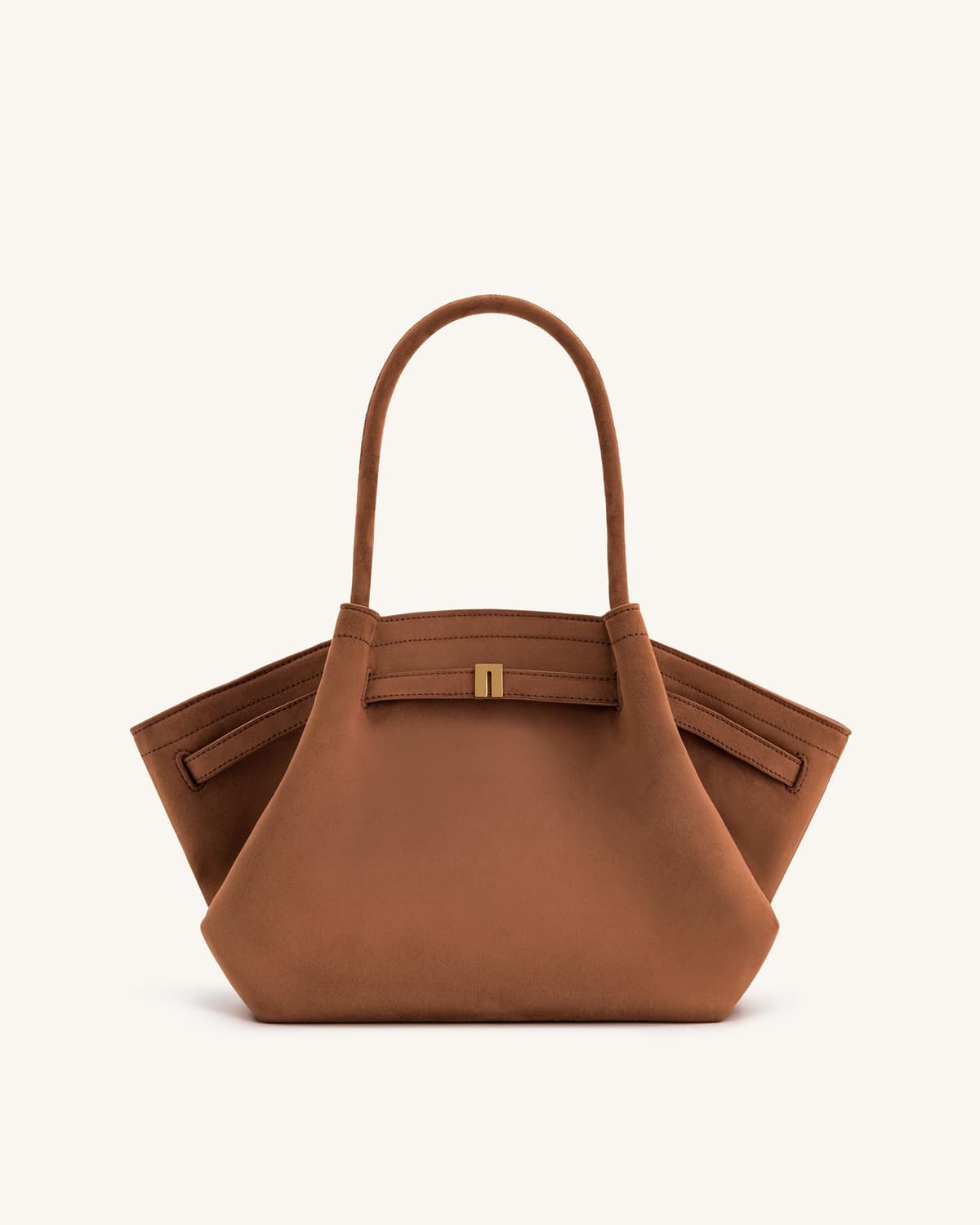 Nora Tote - Cocoa (Soft Suede)