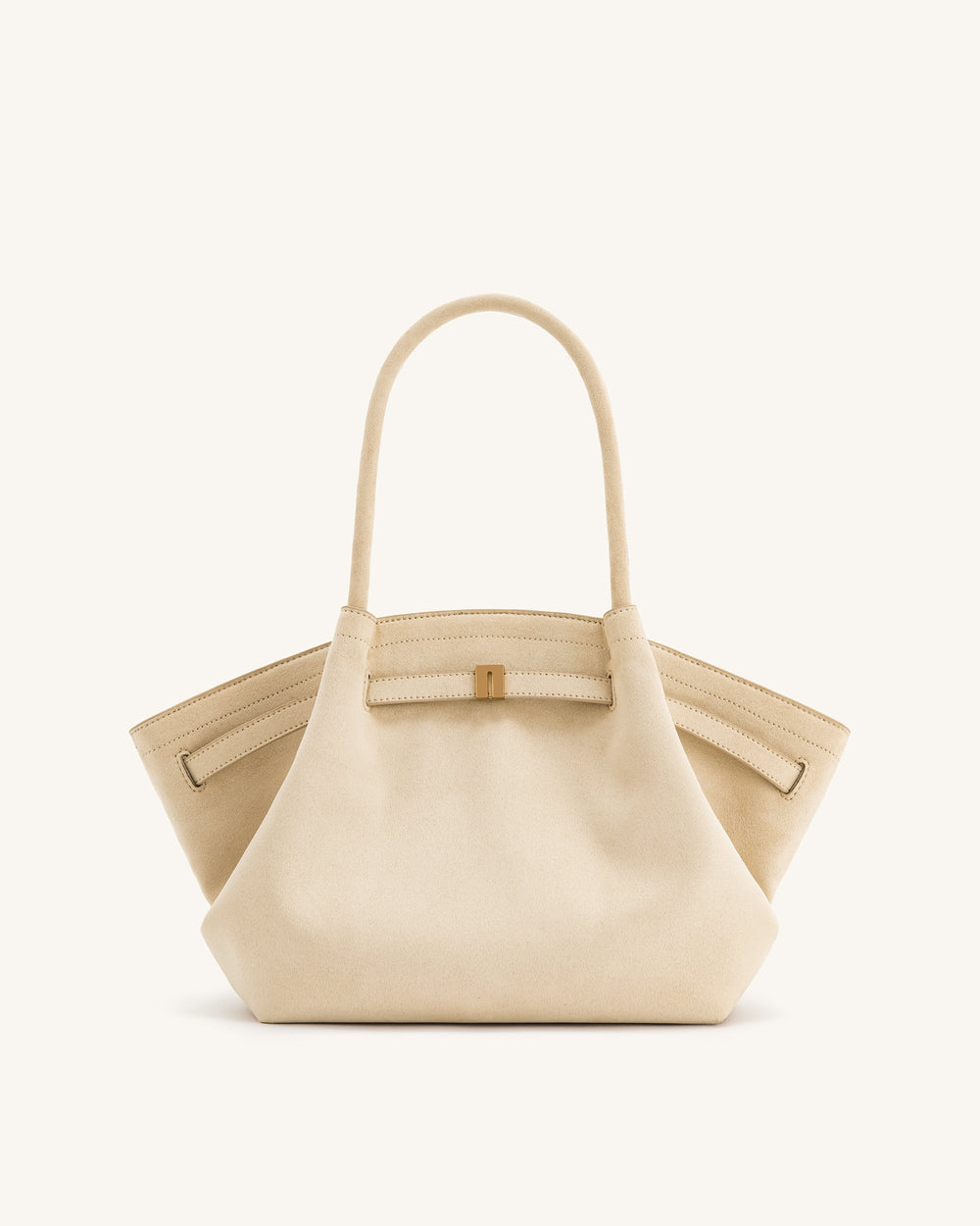 Nora Tote - Elfenbein (Weiches Wildleder)