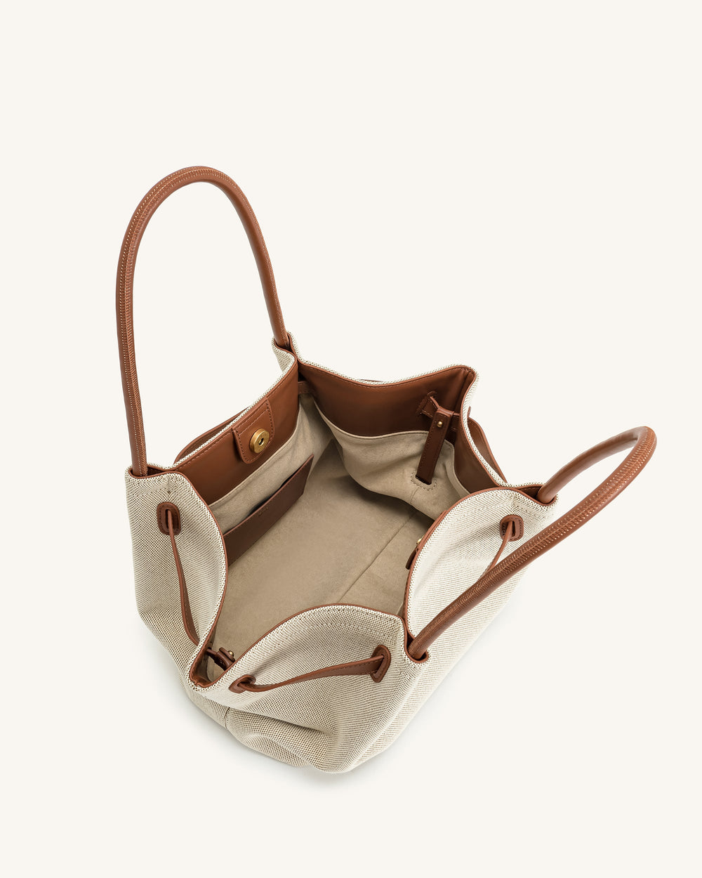Nora Tote – Oat (Canvas)